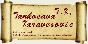 Tankosava Karavesović vizit kartica